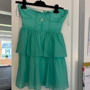 Blue Amanda Uprichard formal mini dress (Worn Once!)